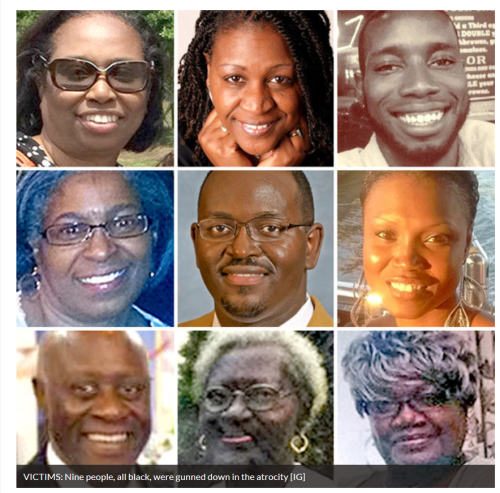 The victims of Wednesday's racist terrorist attack.