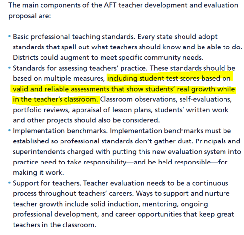 AFT teacher eval 2010